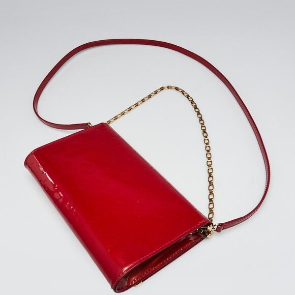 Louis Vuitton Pomme D'Amour Monogram Vernis Ana Clutch Bag - Picture 3 of 12